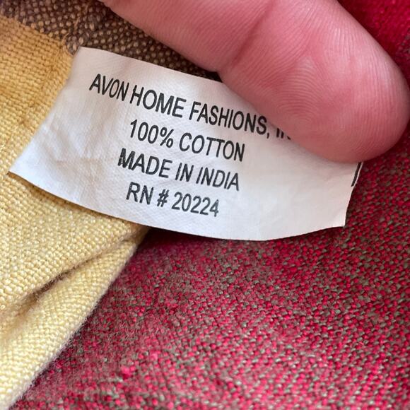 Avon Home Fashions Plaid Tablecloth Rectangle Autumn Fall Thanksgiving 20224 - Picture 6 of 8